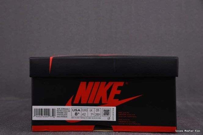 Royal OG 1 Retro Hyper 555088-402 Jordan High 0708